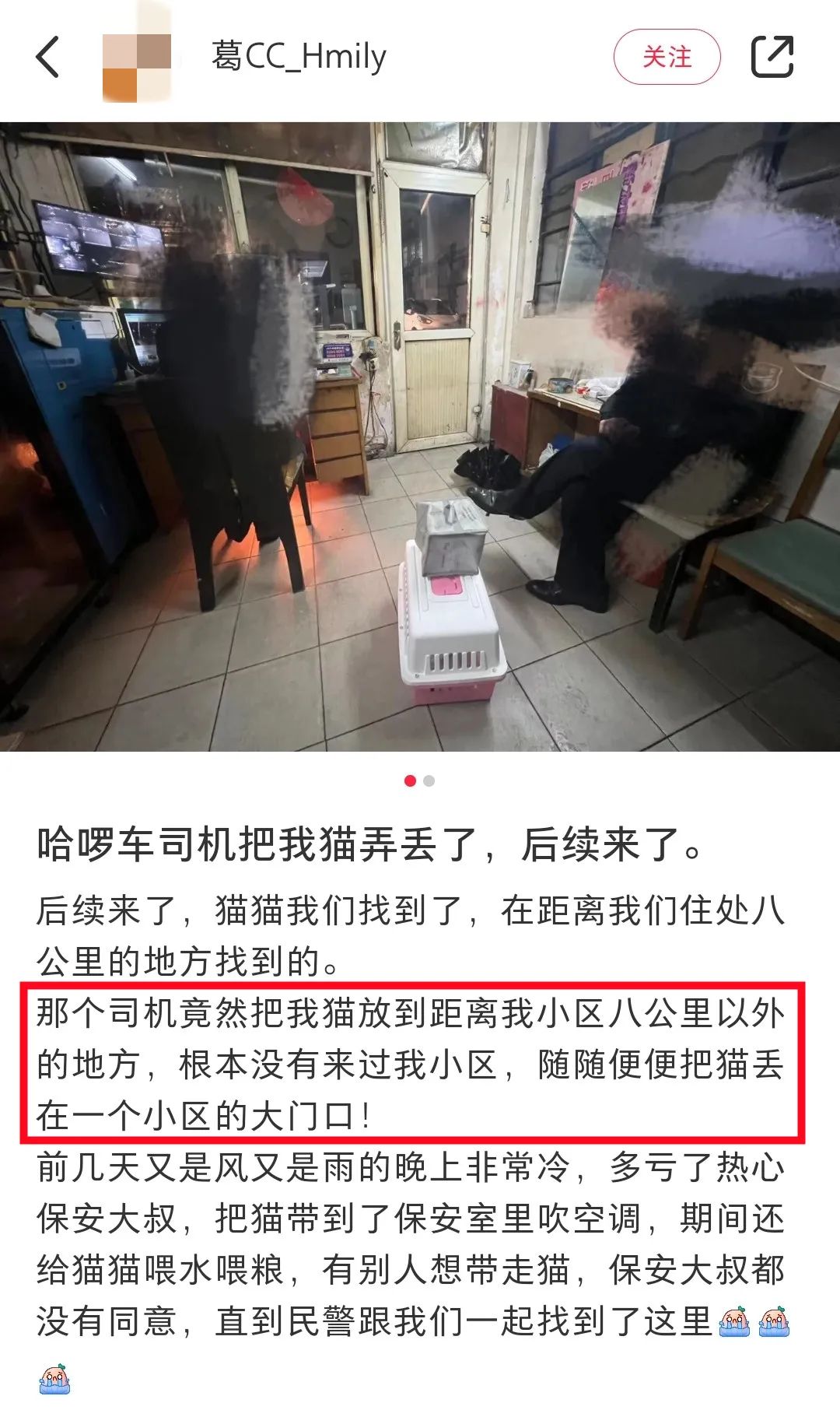 “花300元打的专车，却活活闷死了我的狗”